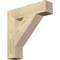 Ekena Millwork Traditional Block Rough Sawn Bracket, Douglas Fir, 4"W x 18"D x 18"H BKT04X18X18TRA05RDF - alternate 1